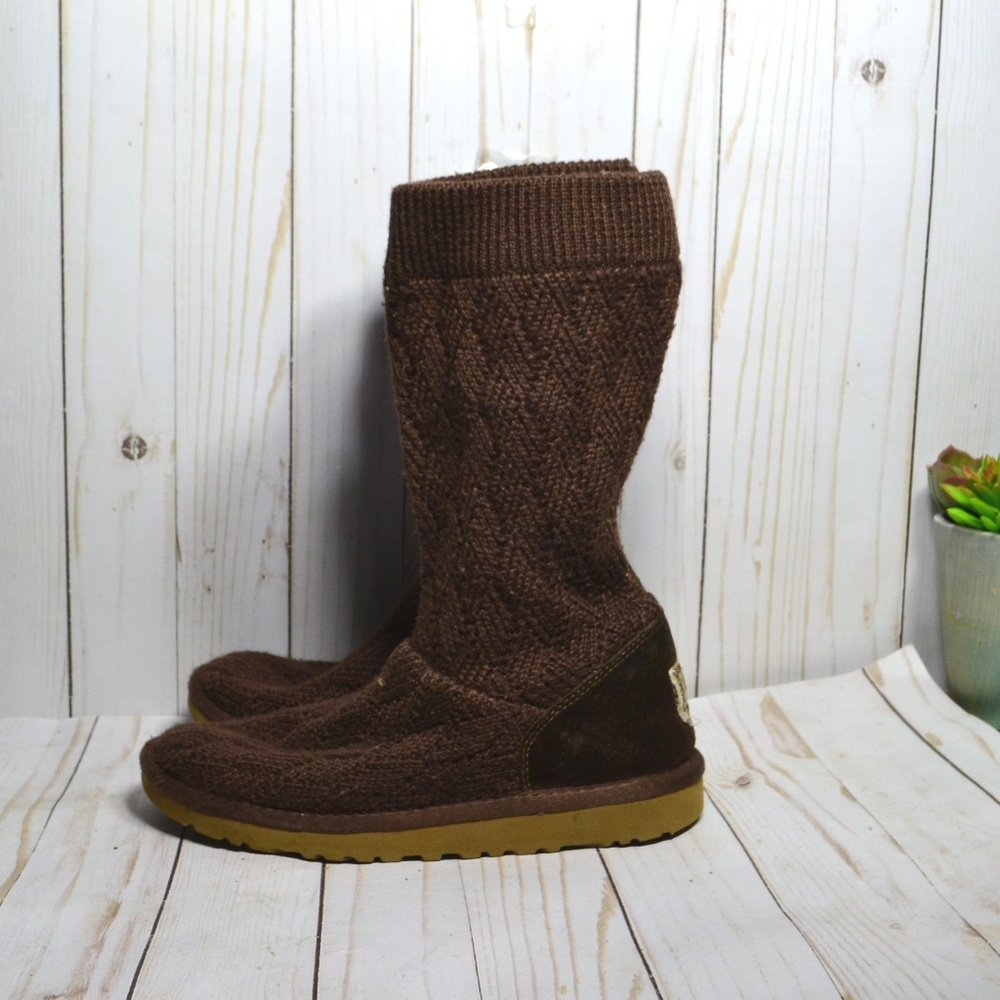 UGG MARQUIS 5915 Sweater Knit Slouch Tall Boots